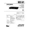 SONY MDS501 Owner's Manual cover photo