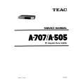 TEAC A-505 Service Manual cover photo