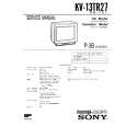 SONY KV13TR14 Service Manual cover photo