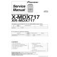 PIONEER XR-MDX717/LBXCN Service Manual cover photo