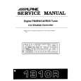 ALPINE 1310R Service Manual cover photo