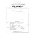 AIWA TPR101 Service Manual cover photo