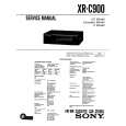 SONY XRC900 Service Manual cover photo