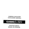 CASIO FX550 Owner's Manual cover photo