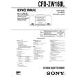 SONY CFDZW160L Service Manual cover photo