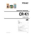 TEAC CR-K1 Service Manual cover photo