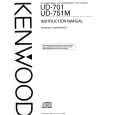 KENWOOD UD701 Owner's Manual cover photo