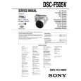 SONY DSCF505V Service Manual cover photo