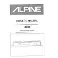 ALPINE 3540 Owner's Manual cover photo