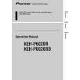 PIONEER KEH-P6020RB/X1B/EW Owner's Manual cover photo