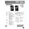 SONY SRF202 Service Manual cover photo