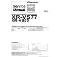 PIONEER XRVS77 Service Manual cover photo