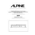 ALPINE 3544 Owner's Manual cover photo