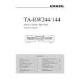 ONKYO TARW144 Owner's Manual cover photo