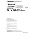 PIONEER S-VSL6C/XTW/E Service Manual cover photo