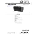 SONY ICFC411 Service Manual cover photo