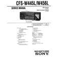 SONY CFSW445L Service Manual cover photo