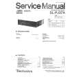 TECHNICS SL-PJ37A Service Manual cover photo