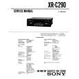 SONY XRC290 Service Manual cover photo