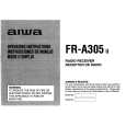 AIWA FRA305 Owner's Manual cover photo