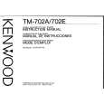 KENWOOD TM-702A Owner's Manual cover photo