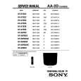 SONY KV32S36 Service Manual cover photo