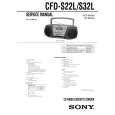 SONY CFDS22L Service Manual cover photo