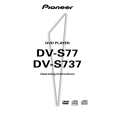 PIONEER DV-S737 Owner's Manual cover photo