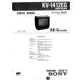 SONY KV1412EG Service Manual cover photo