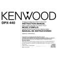 KENWOOD DPX440 Owner's Manual cover photo