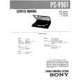 SONY PSV901 Service Manual cover photo