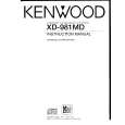 KENWOOD RXD-981MD Owner's Manual cover photo