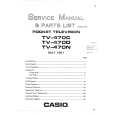 CASIO TV470C/D/N Service Manual cover photo