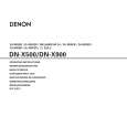 DENON DN-X500 Owner's Manual cover photo