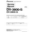 PIONEER DV-3800-G Service Manual cover photo