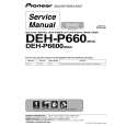 PIONEER DEH-P6600UC Service Manual cover photo
