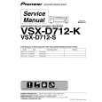 PIONEER VSX-D712-K/FXJI Service Manual cover photo