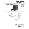SONY SRS-PC30 Service Manual cover photo