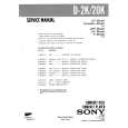 SONY D2K Service Manual cover photo