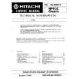 HITACHI CPT2089 Service Manual cover photo