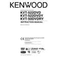 KENWOOD KVT-50DVDRY Owner's Manual cover photo