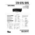 SONY STRD915 Owner's Manual cover photo
