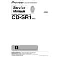 PIONEER CD-SR1/XZ/E5 Service Manual cover photo