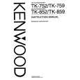 KENWOOD TK-752 Owner's Manual cover photo