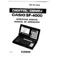 CASIO SF4000 Owner's Manual cover photo