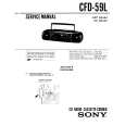 SONY CFD-59L Service Manual cover photo