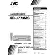 JVC HR-J770MS Owner's Manual cover photo