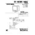 SONY KV14DK2 Service Manual cover photo