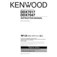 KENWOOD DDX7047 Owner's Manual cover photo