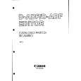 CANON DADF EDITOR Service Manual cover photo